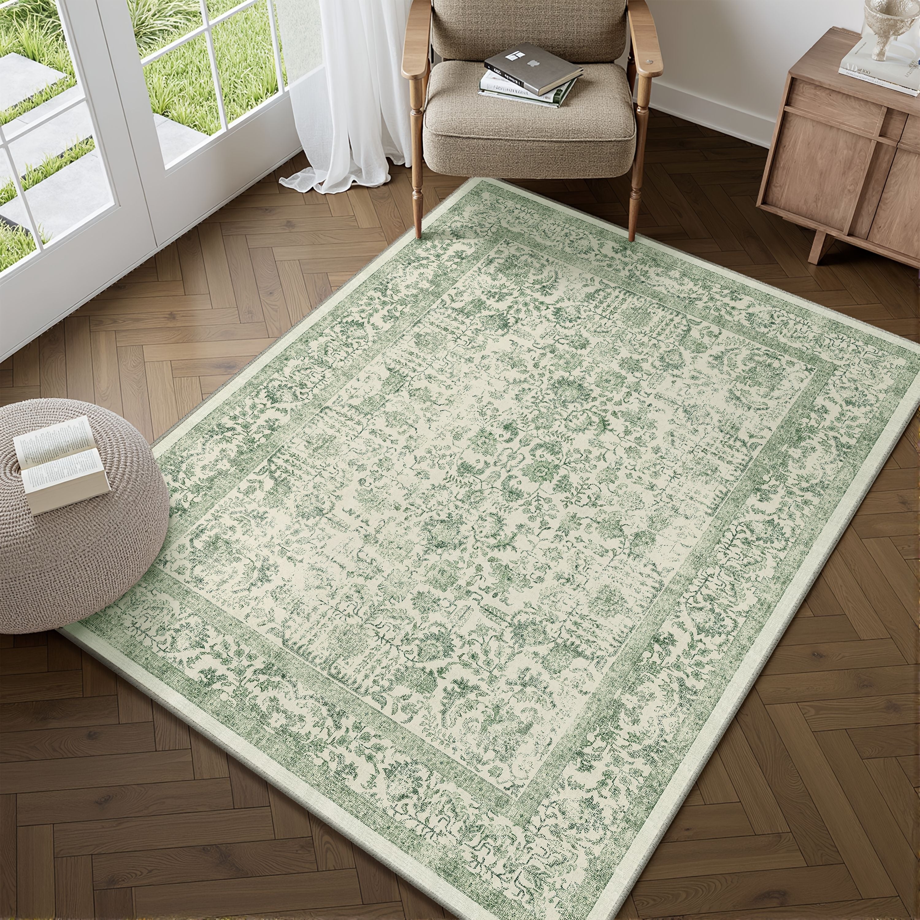 Insect-themed Indoor Carpet, Thickened Non-slip Imitation Artificial Wool, Available in Multiple Sizes for Bedroom, Living Room, and Hallway