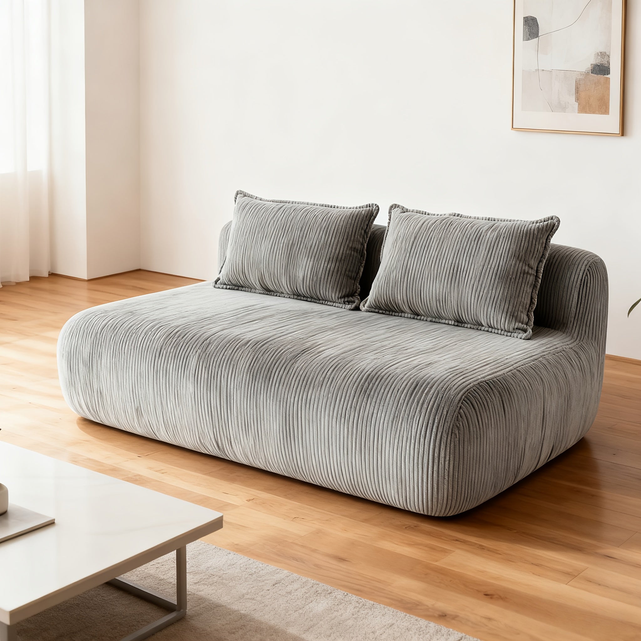 High-resilience Sponge Sofa Chair | Convertible to Sofa, Equipped with Washable Cover, Foldable Sofa Bed Mattress, Suitable for Living Room, Bedroom, Office, Apartment, Multi-functional Sofa, Guest Bed Solution, Sleeping Bed
