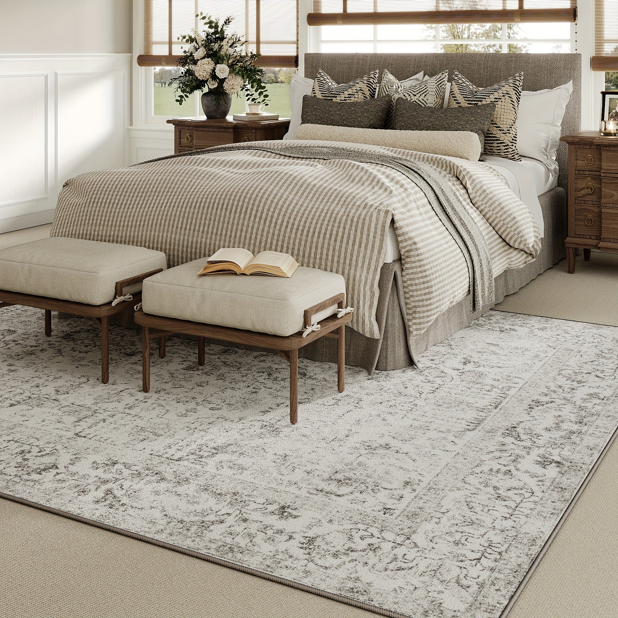 Insect-themed Indoor Carpet, Thickened Non-slip Imitation Artificial Wool, Available in Multiple Sizes for Bedroom, Living Room, and Hallway