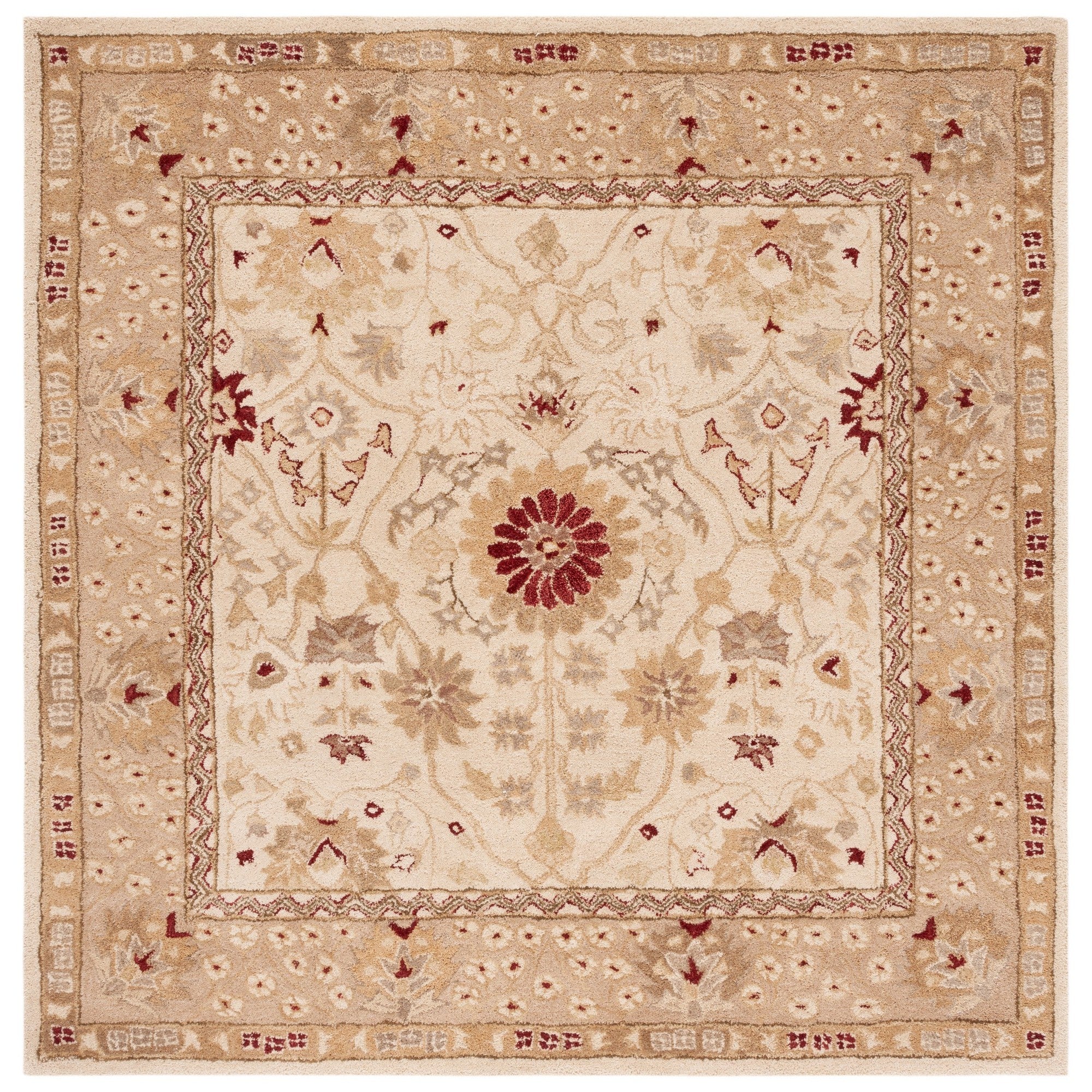 AUGUSTA HOME Anatolia Collection AN550 Indoor Hand Made Oriental Traditional Style Easy Care Area Rug For Home Decor Rug for Living Room, Bedroom, Dining Room, Home Office, Basement