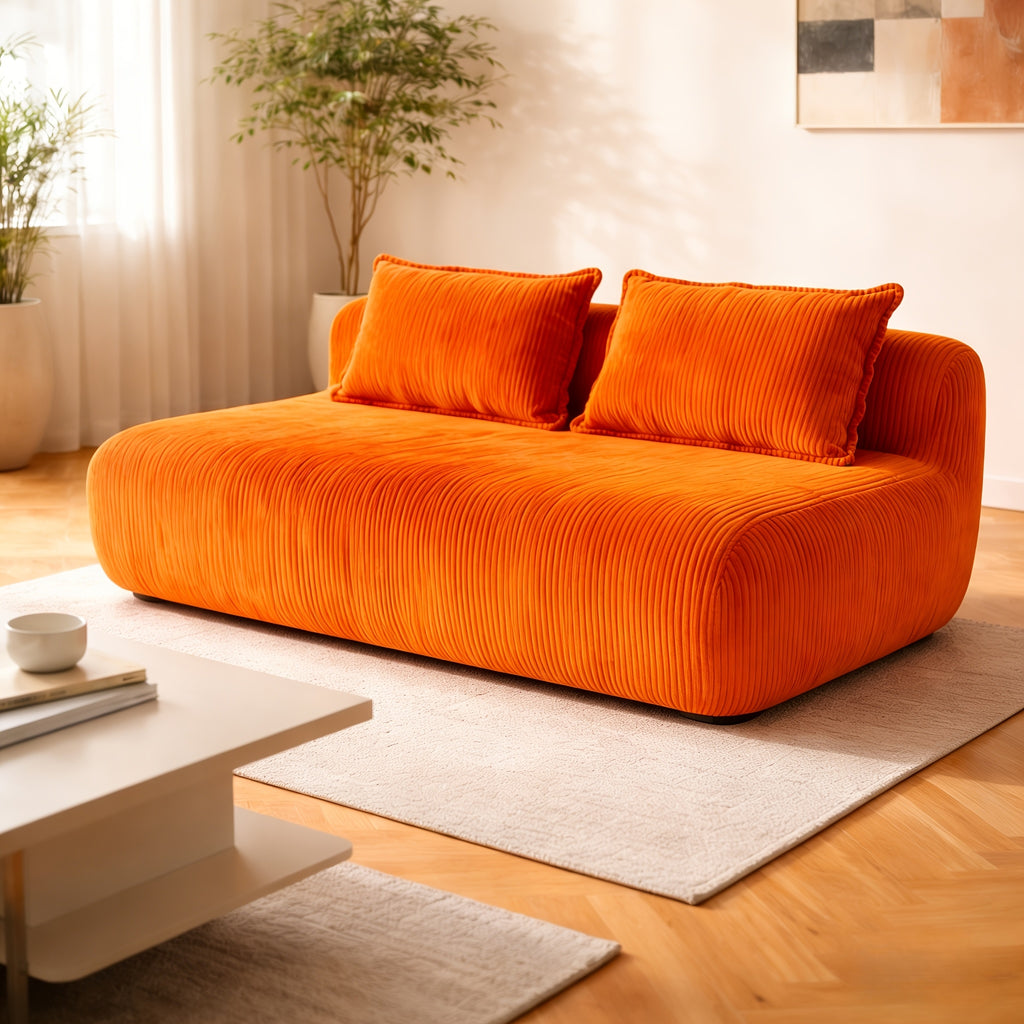 High-resilience Sponge Sofa Chair | Convertible to Sofa, Equipped with Washable Cover, Foldable Sofa Bed Mattress, Suitable for Living Room, Bedroom, Office, Apartment, Multi-functional Sofa, Guest Bed Solution, Sleeping Bed