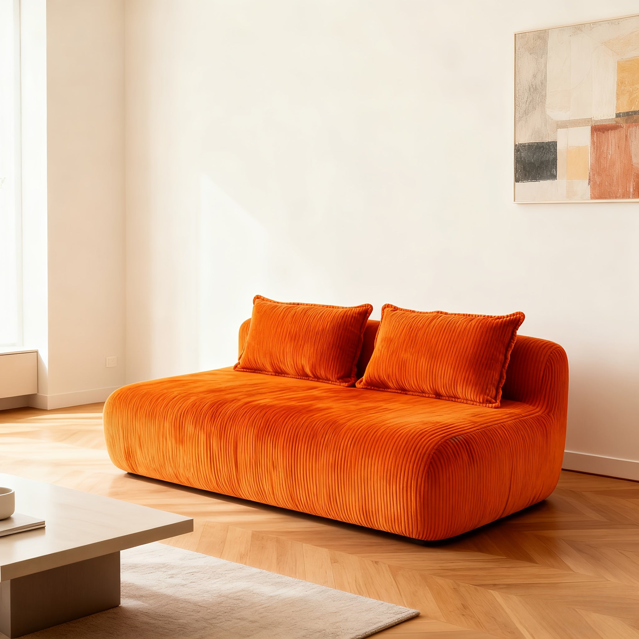 High-resilience Sponge Sofa Chair | Convertible to Sofa, Equipped with Washable Cover, Foldable Sofa Bed Mattress, Suitable for Living Room, Bedroom, Office, Apartment, Multi-functional Sofa, Guest Bed Solution, Sleeping Bed