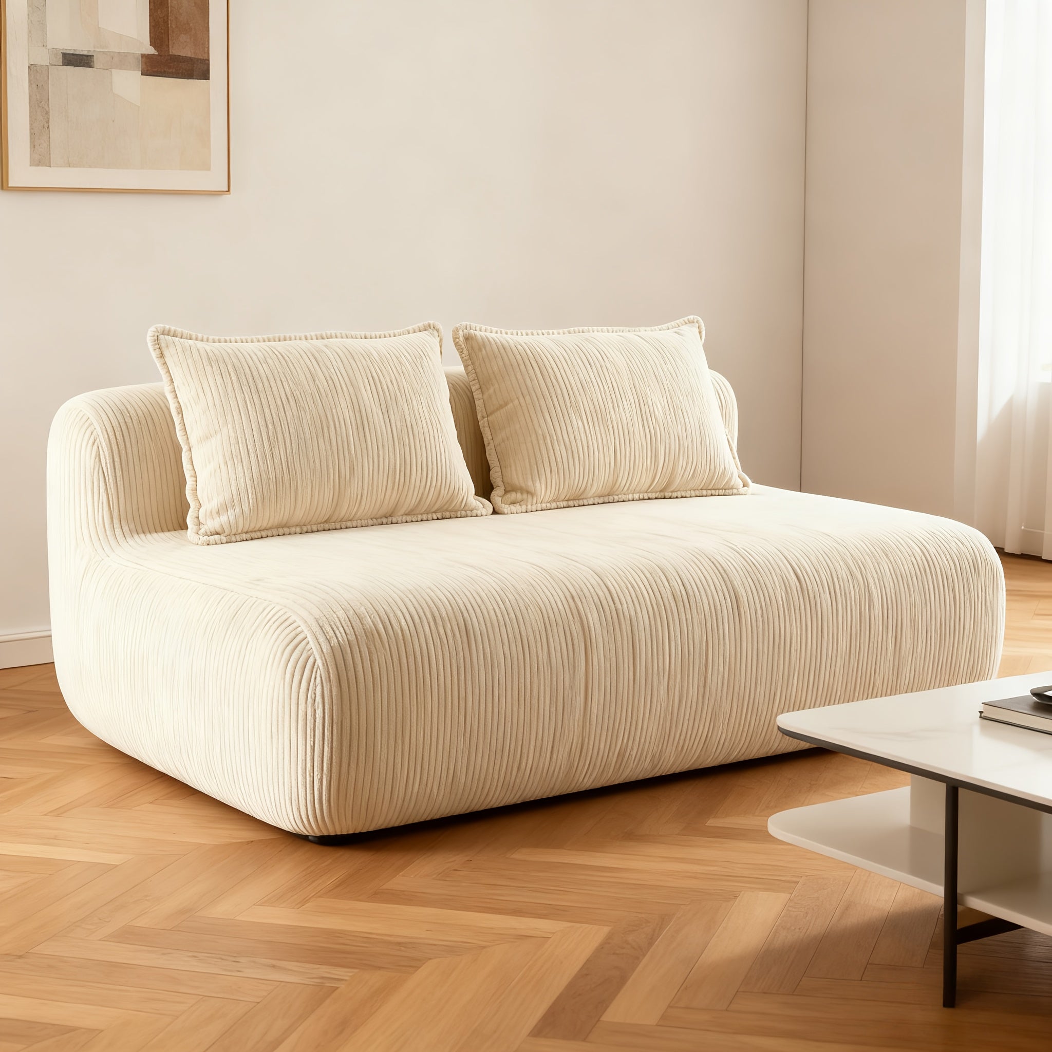 High-resilience Sponge Sofa Chair | Convertible to Sofa, Equipped with Washable Cover, Foldable Sofa Bed Mattress, Suitable for Living Room, Bedroom, Office, Apartment, Multi-functional Sofa, Guest Bed Solution, Sleeping Bed