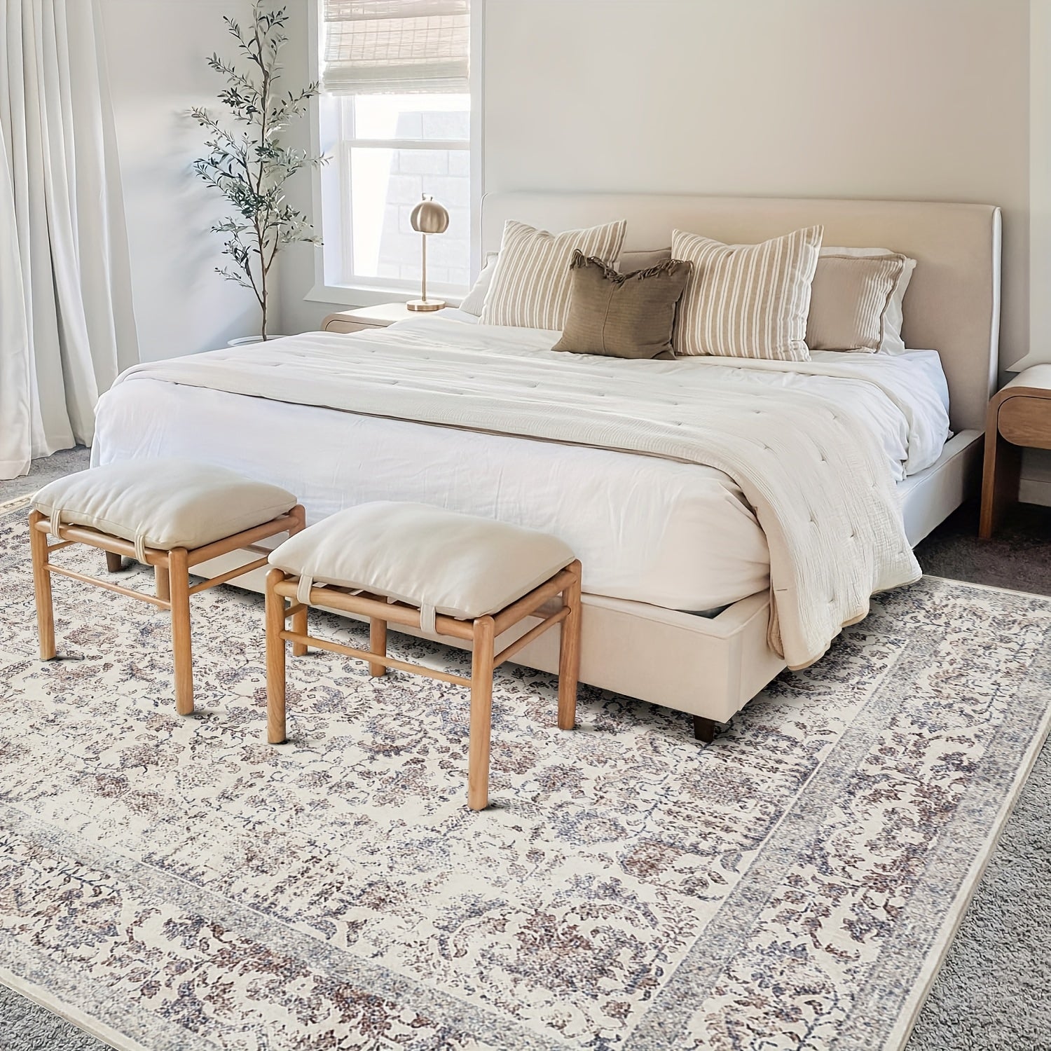Insect-themed Indoor Carpet, Thickened Non-slip Imitation Artificial Wool, Available in Multiple Sizes for Bedroom, Living Room, and Hallway
