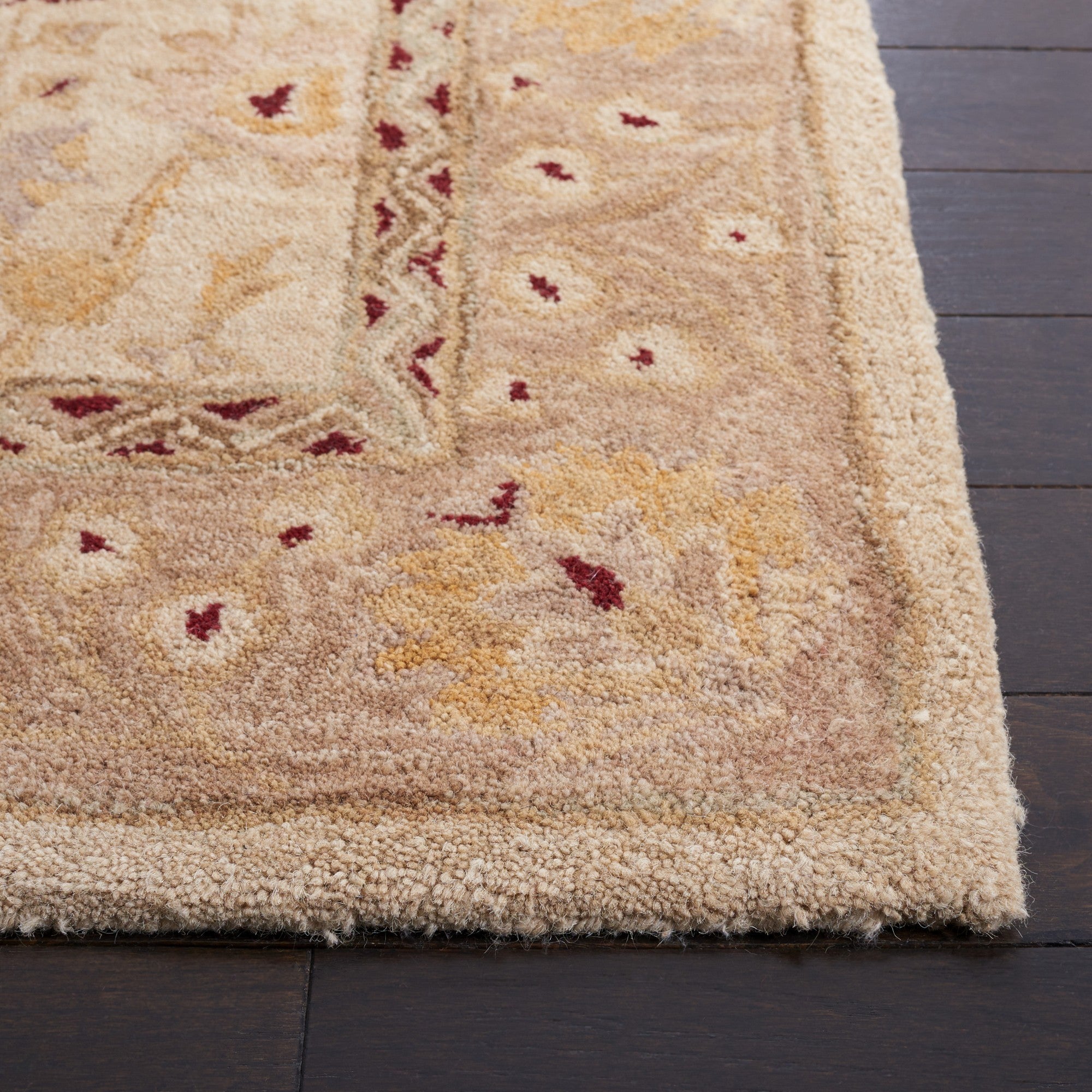 AUGUSTA HOME Anatolia Collection AN550 Indoor Hand Made Oriental Traditional Style Easy Care Area Rug For Home Decor Rug for Living Room, Bedroom, Dining Room, Home Office, Basement