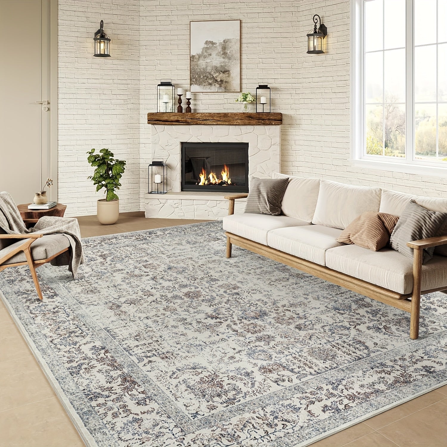 Insect-themed Indoor Carpet, Thickened Non-slip Imitation Artificial Wool, Available in Multiple Sizes for Bedroom, Living Room, and Hallway
