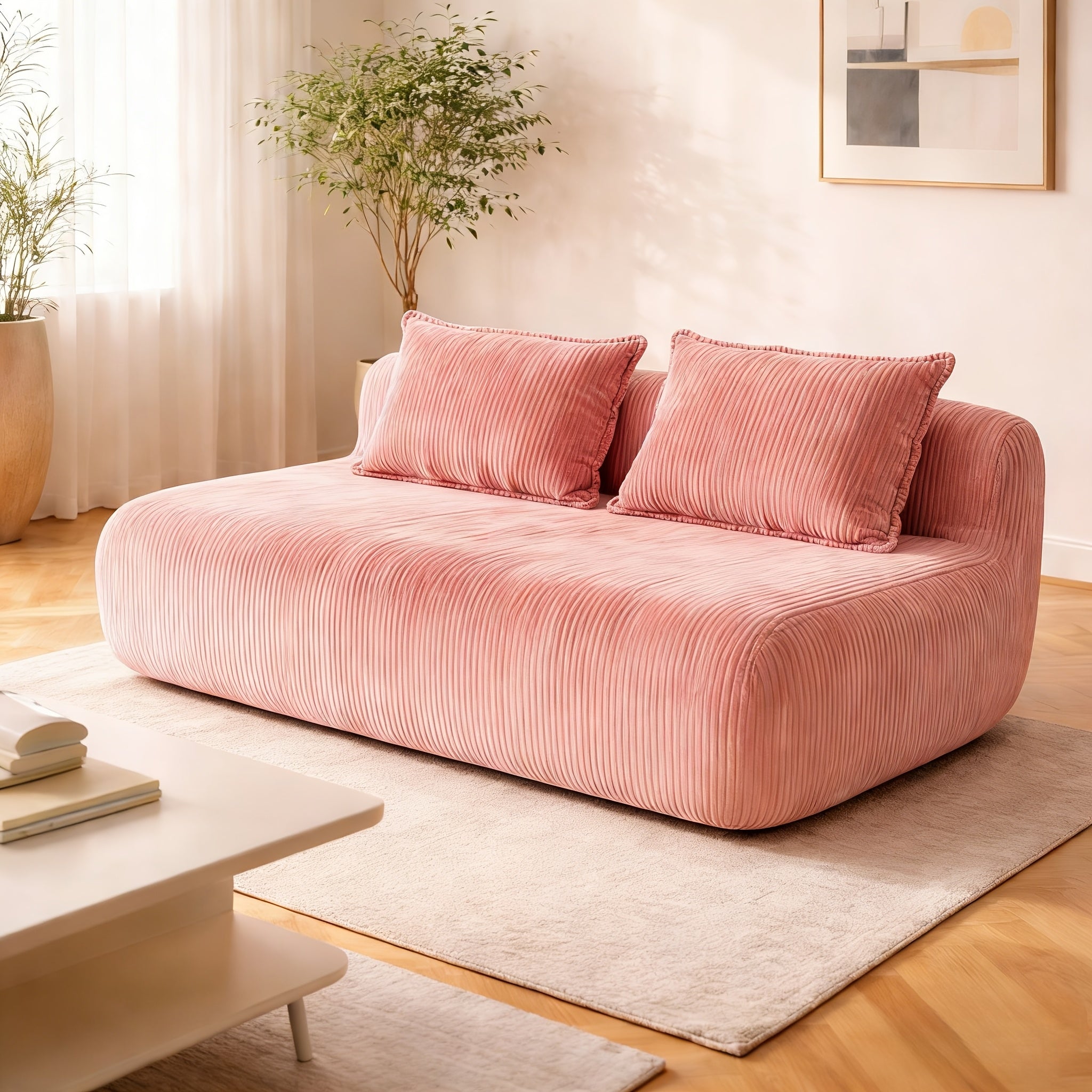 High-resilience Sponge Sofa Chair | Convertible to Sofa, Equipped with Washable Cover, Foldable Sofa Bed Mattress, Suitable for Living Room, Bedroom, Office, Apartment, Multi-functional Sofa, Guest Bed Solution, Sleeping Bed