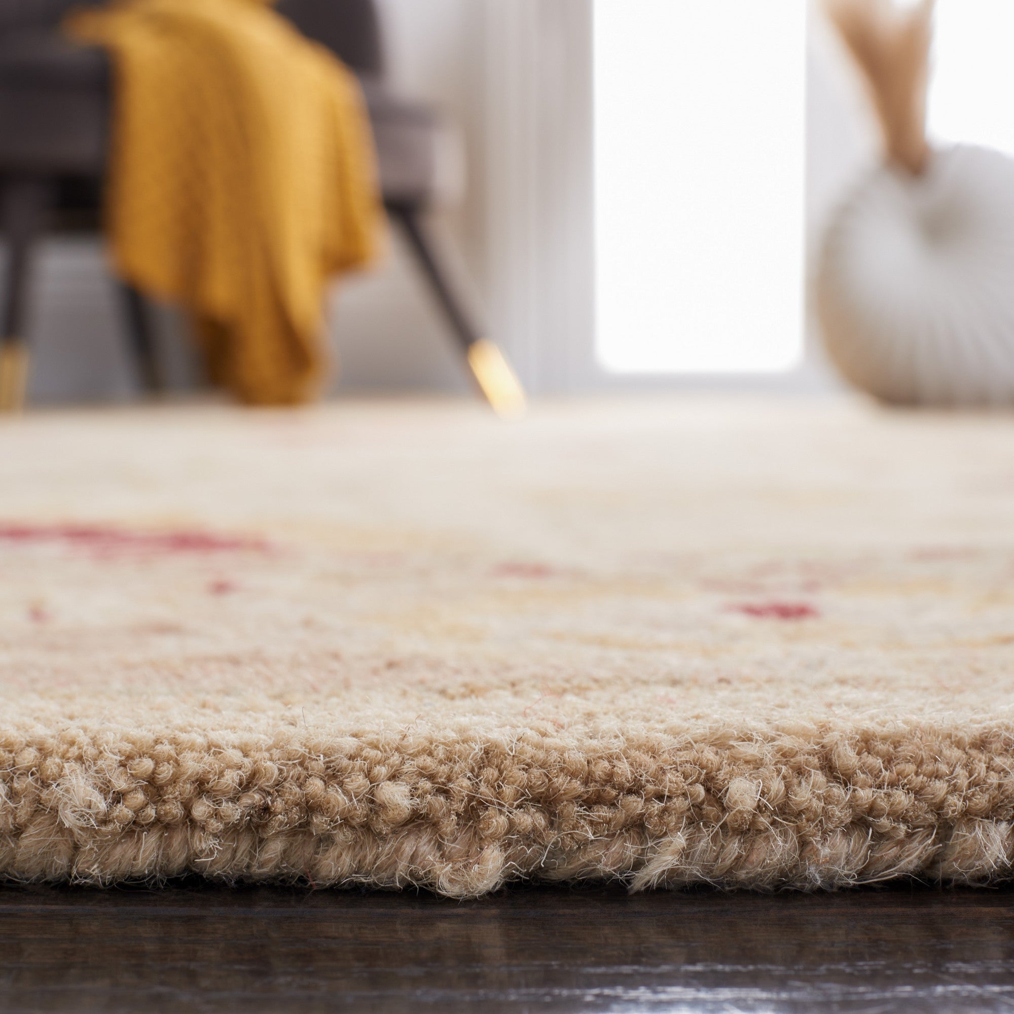 AUGUSTA HOME Anatolia Collection AN550 Indoor Hand Made Oriental Traditional Style Easy Care Area Rug For Home Decor Rug for Living Room, Bedroom, Dining Room, Home Office, Basement