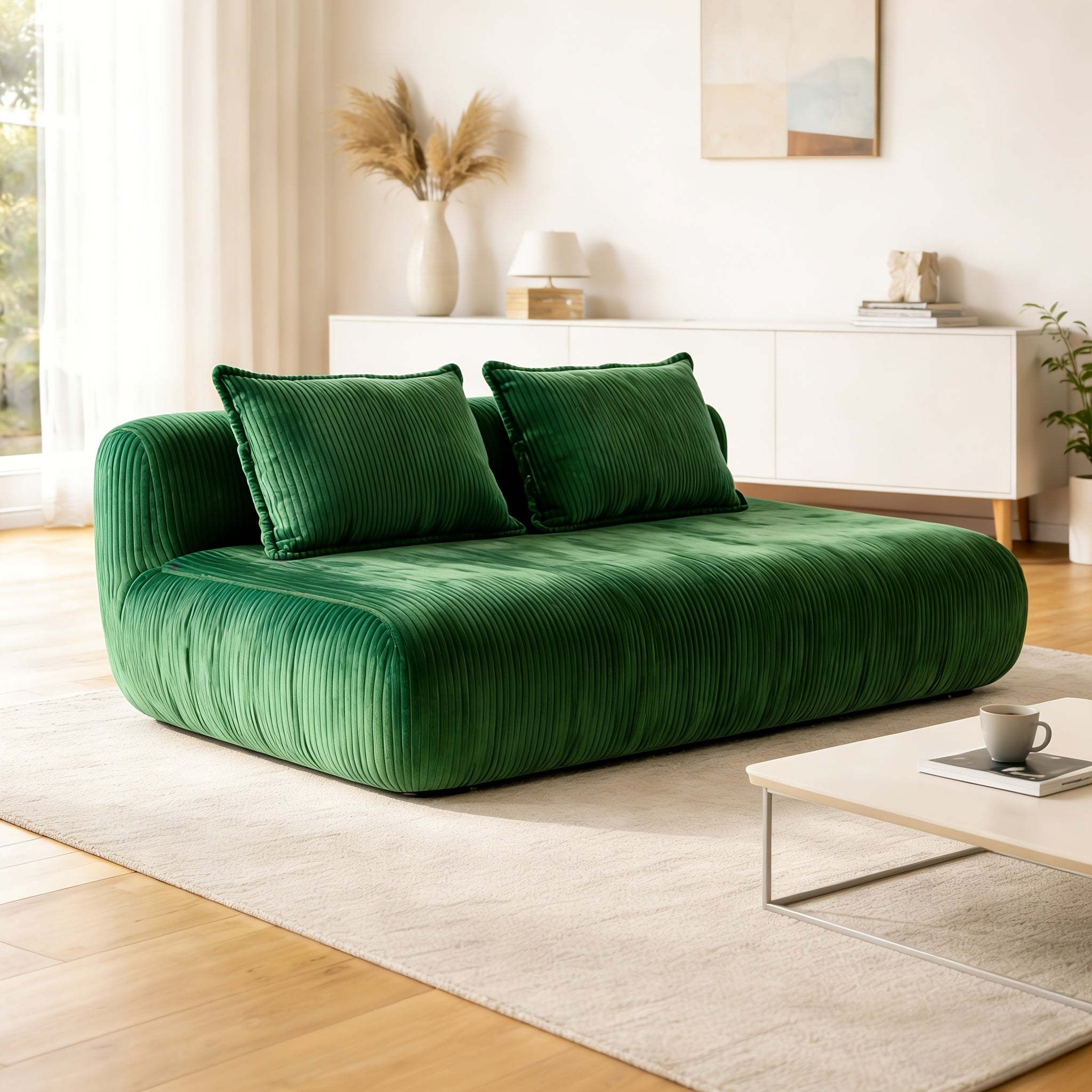 High-resilience Sponge Sofa Chair | Convertible to Sofa, Equipped with Washable Cover, Foldable Sofa Bed Mattress, Suitable for Living Room, Bedroom, Office, Apartment, Multi-functional Sofa, Guest Bed Solution, Sleeping Bed
