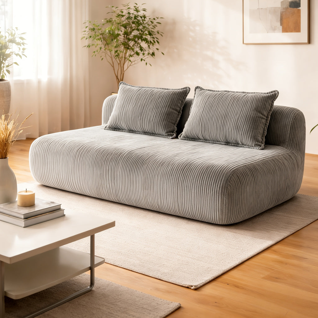 High-resilience Sponge Sofa Chair | Convertible to Sofa, Equipped with Washable Cover, Foldable Sofa Bed Mattress, Suitable for Living Room, Bedroom, Office, Apartment, Multi-functional Sofa, Guest Bed Solution, Sleeping Bed