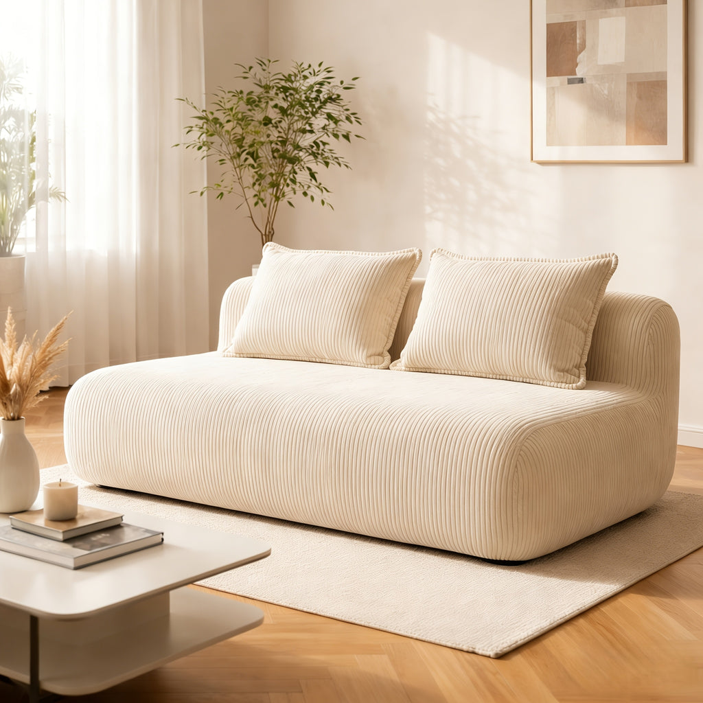 High-resilience Sponge Sofa Chair | Convertible to Sofa, Equipped with Washable Cover, Foldable Sofa Bed Mattress, Suitable for Living Room, Bedroom, Office, Apartment, Multi-functional Sofa, Guest Bed Solution, Sleeping Bed
